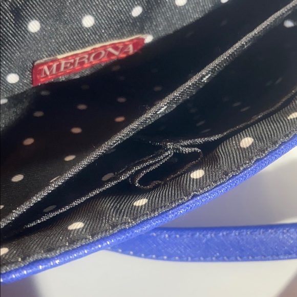 Merona Blue Crossbody Bag - Picture 6 of 14